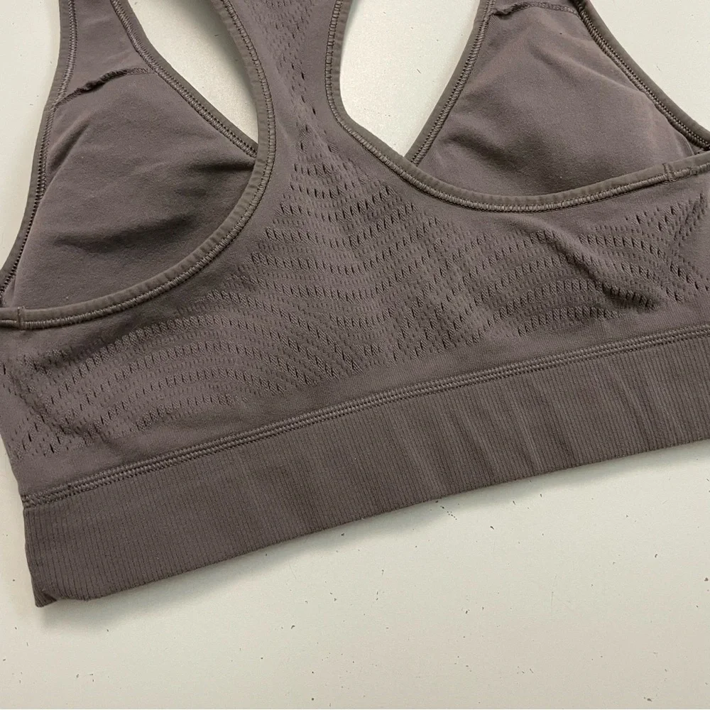 Lululemon Reveal Sports Bra Digital Rain Light Support Knit Lunar Rock Taupe